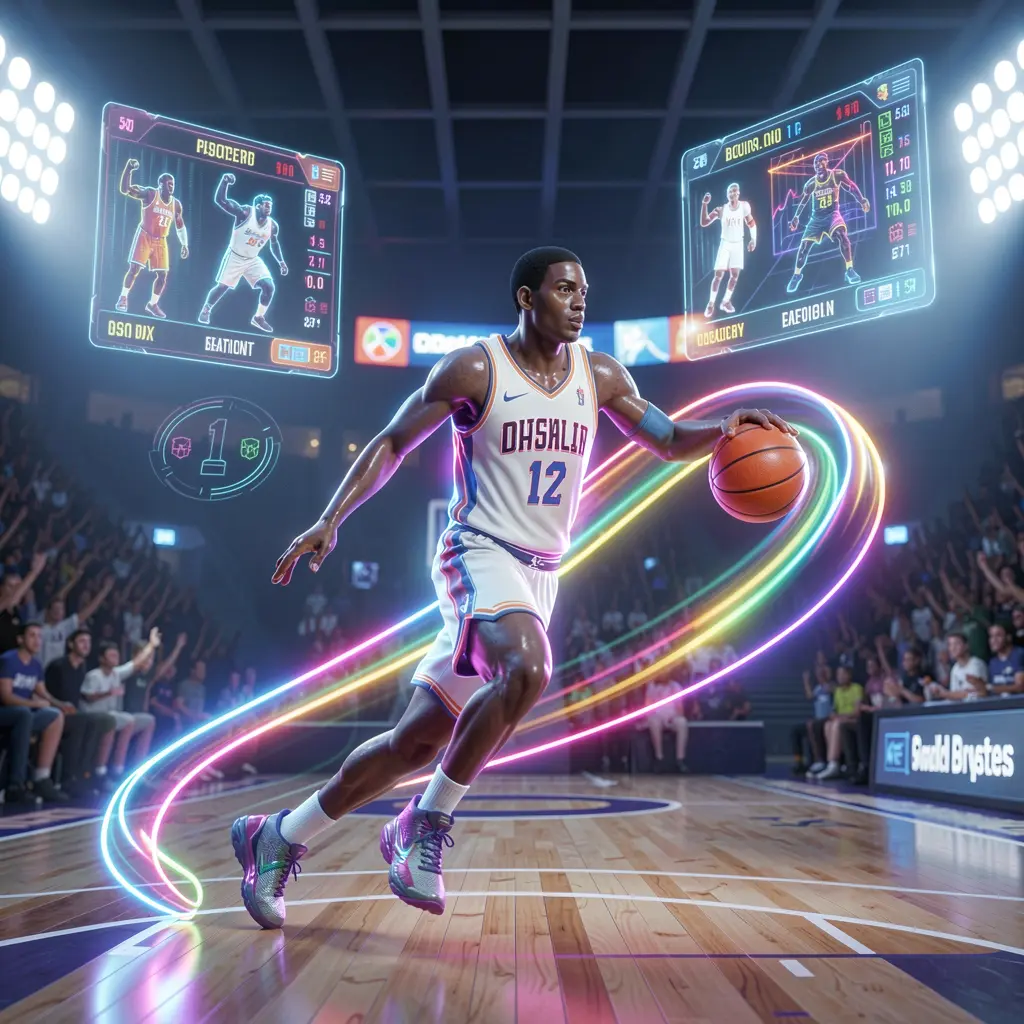 Dynamic basketball betting scene with glowing player and floating odds panels showcasing the fast and interactive betting environment of DDPH in the Philippines
